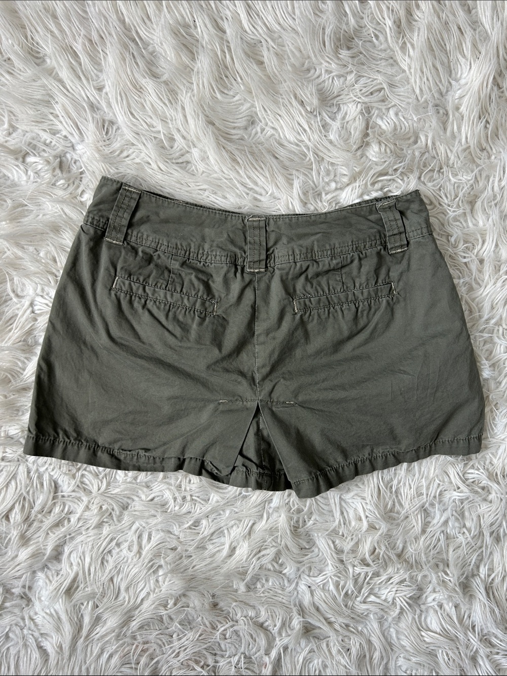 Y2K 2000s Grunge Green Cargo Skort - Picture 6 of 6
